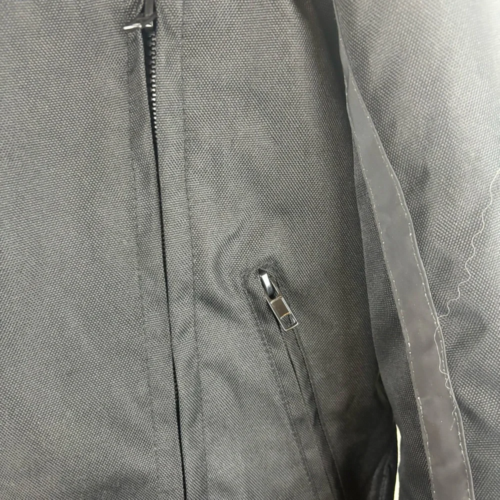 Revolution Gear Motorcycle jacket in black nylon-Men’s Large